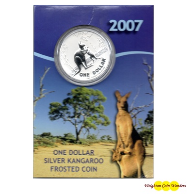 2007 1oz Silver KANGAROO (Display Card) 2007 1oz Silver KANGAROO (Display Card)